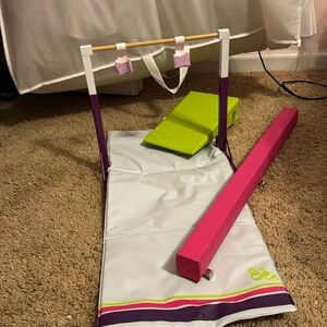 american girl gymnastics set